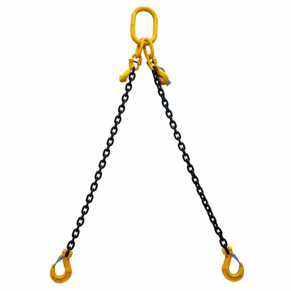 Starke Chain Sling, 5/16in, G80, Sling Hook, with Chain Adjuster, 3 ft SCSG80516-2LSA-3